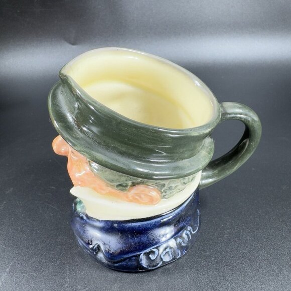 Royal Doulton Captain Cuttle Toby Jug Creamer Fine Porcelain Small Pitcher VTG - Picture 10 of 14
